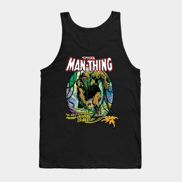 VINTAGE HORROR MAN-THING 1974 Tank Top by AxLSTORE